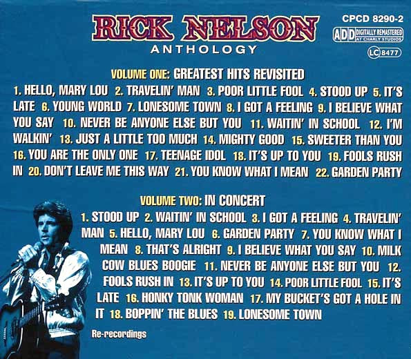 Rick Nelson - Anthology (2xCD) (CD)