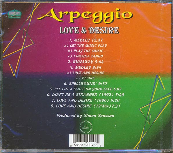 Arpeggio - Love & Desire (CD)