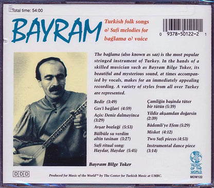 Bayram - Turkish Folk Songs And Sufi Melodies: Bayram Bilge Toker Baglama And Voice (CD)