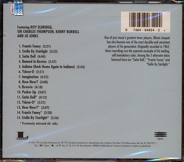 Illinois Jacquet - Illinois Jacquet (CD)