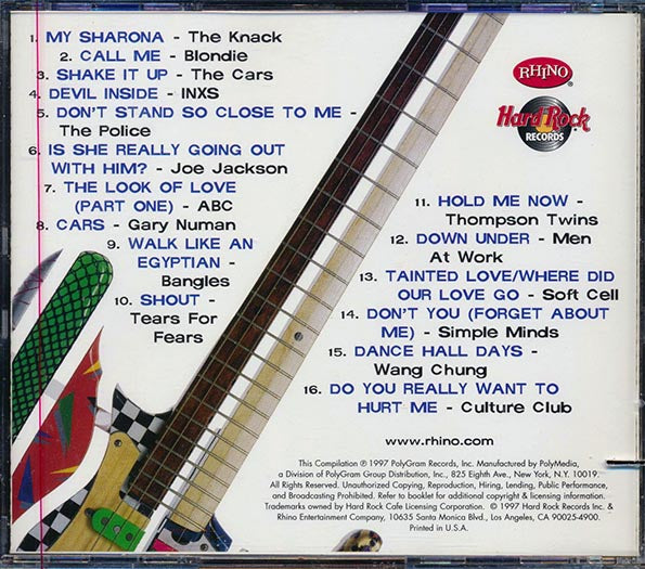 INXS, Blondie, The Knack, The Cars, The Bangles, Simple Minds, Wang Chung, Etc. - Hard Rock Cafe Presents New Wave (CD)