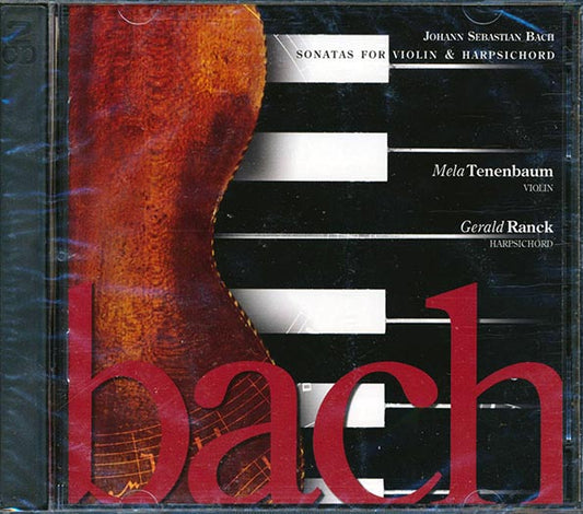 Johann Sebastian Bach, Mala Tenenbaum, Gerald Ranck - Sonatas For Violin And Harpischord (25 tracks) (CD)