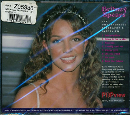 Britney Spears - The Unauthorised Biography & Interview (CD)