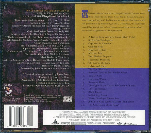 JAC Redford - A Kid In King Arthur's Court (CD)