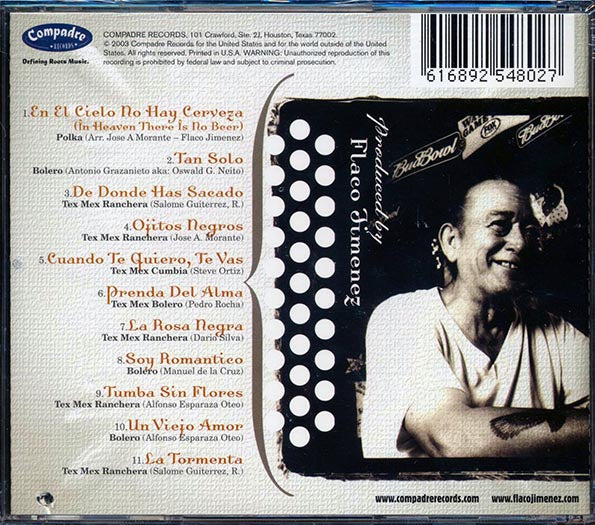 Flaco Jiminez - Squeeze Box King (CD)