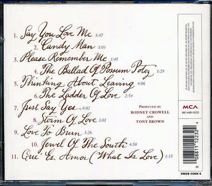 Rodney Crowell - Jewel Of The South (CD)
