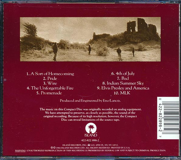 U2 - The Unforgettable Fire (CD)