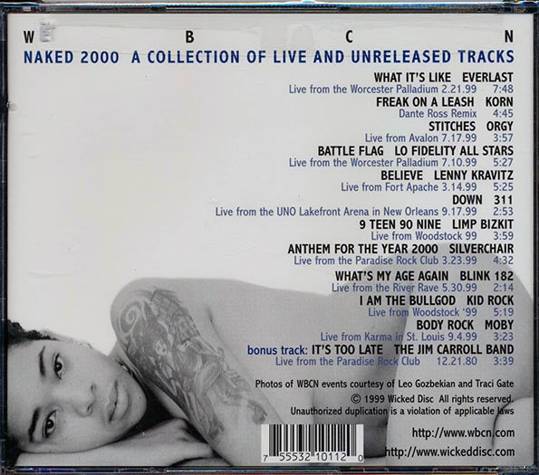 Lenny Kravitz, Down, Limp Bizkit, Everlast, Etc. - WBCN Naked 2000: A Collection Of Live And Unreleased Tracks (CD)