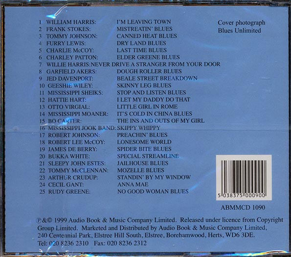 Charley Patton, Robert Johnson, Robert Lee McCoy, Bukka White, Etc. - Southern Blues Volume 1 (CD)