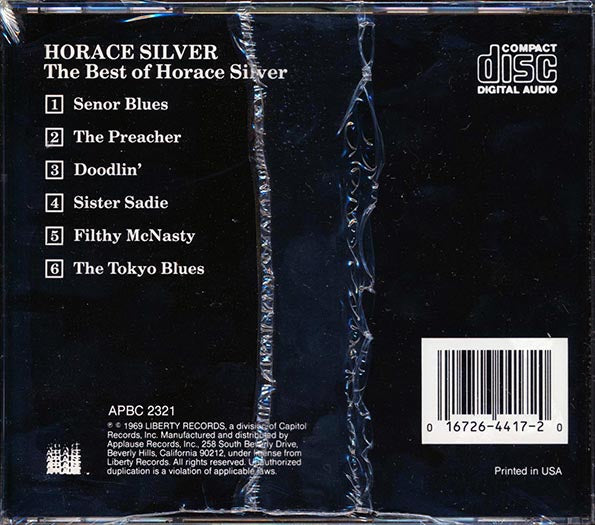 Horace Silver - The Best Of Horace Silver (CD)
