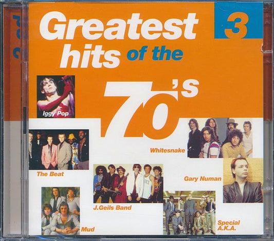 Whitesnake, The Beat, Gary Numan, J. Geils Band, Etc. - Greatest Hits Of The 70's Volume 3 (36 tracks) (CD)