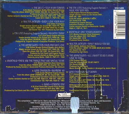 Gene Chandler, The Dells, The Impressions, The Chi-Lites, Walter Jackson, Etc. - A Celebration Of Soul Volume 1: The Chi-Sound Records Collection (incl. large booklet) (CD)