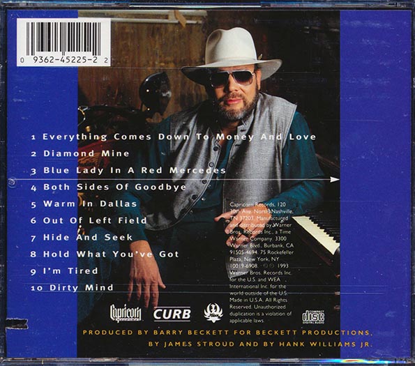 Hank Williams Jr. - Out Of Left Field (CD)
