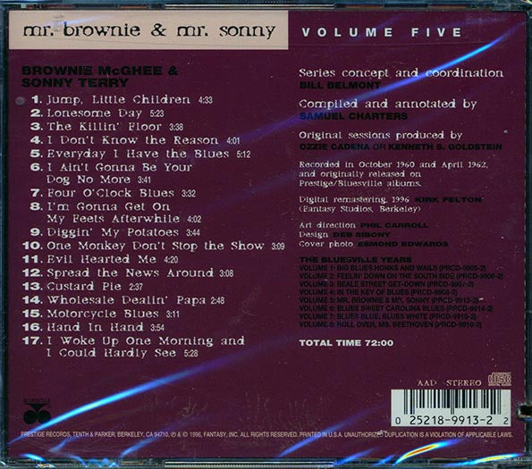 Brownie McGhee, Sonny Terry - The Bluesville Years Volume 5 (CD)