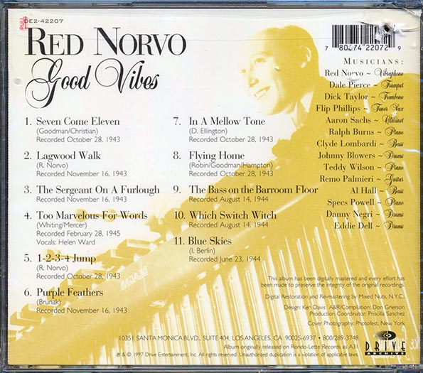Red Norvo - Good Vibes (CD)