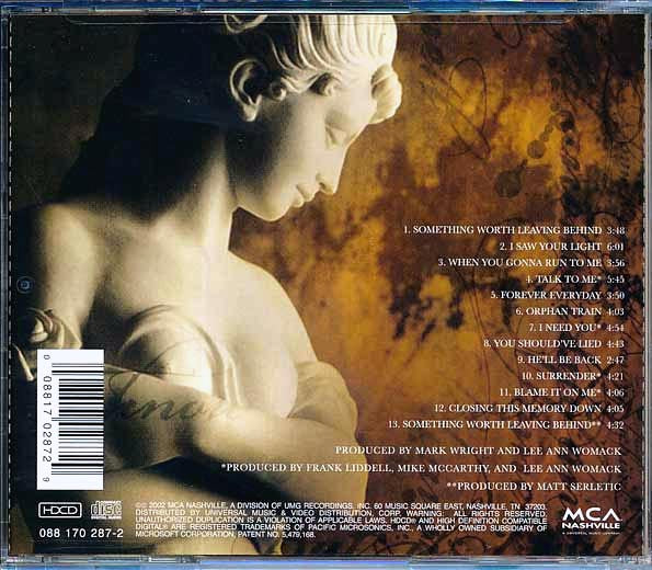 Lee Ann Womack - Something Worth Leaving Behind (CD)