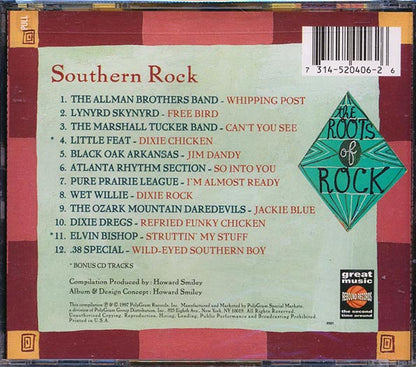 38 Special, Ozark Mountain Daredevils, The Marshall Tucker Band, Etc. - The Roots Of Rock: Southern Rock (CD)