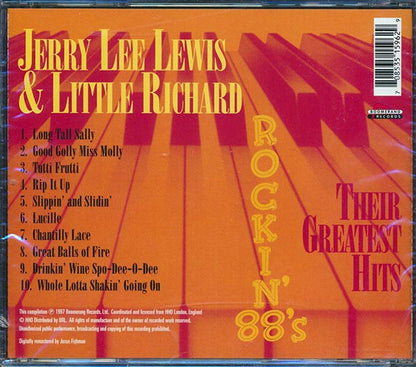 Jerry Lee Lewis, Little Richard - Rockin' 88's: Their Greatest Hits (CD)
