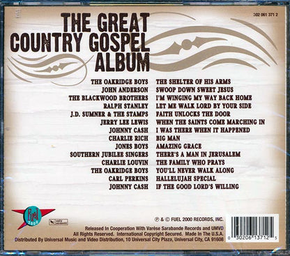 Johnny Cash, Oakridge Boys, Jerry Lee Lewis, Etc. - The Great Country Gospel Album (CD)
