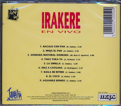 Irakere - En Vivo (CD)
