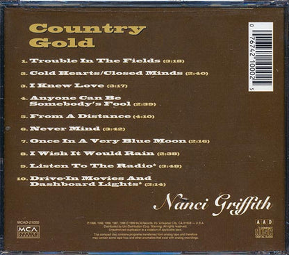 Nanci Griffith - Country Gold (CD)
