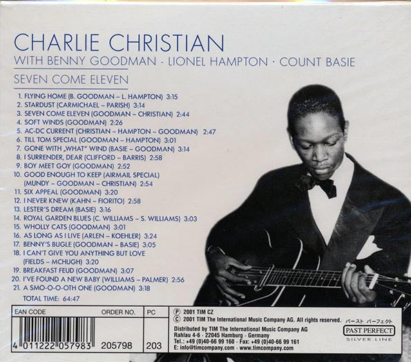 Charlie Christian, Benny Goodman, Lionel Hampton, Count Basie - Seven Come Eleven (CD)