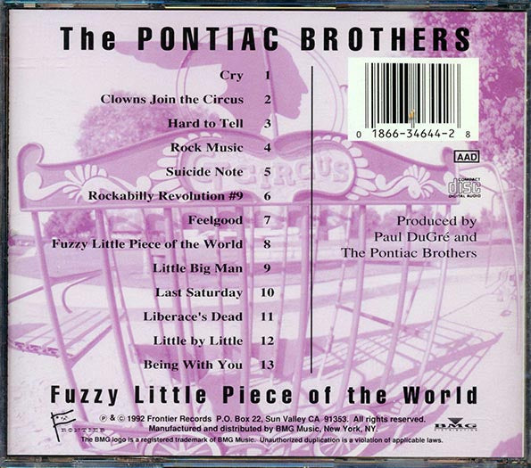 The Pontiac Brothers - Fuzzy Little Piece Of The World (CD)