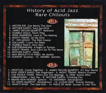 Mister Exe, Mother Earth, Apostles, Etc. - History Of Acid Jazz: Rare Chillouts (2xCD) (CD)