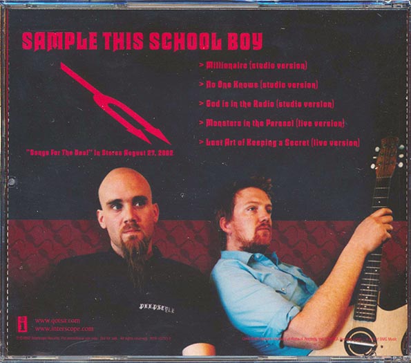 Queens Of The Stone Age - Sample This School Boy (CD)