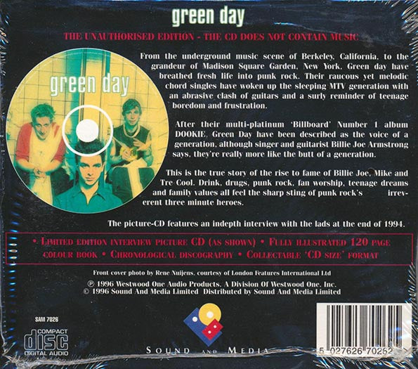 Green Day - Fully Illustrated Book And Interview Disc (CD)