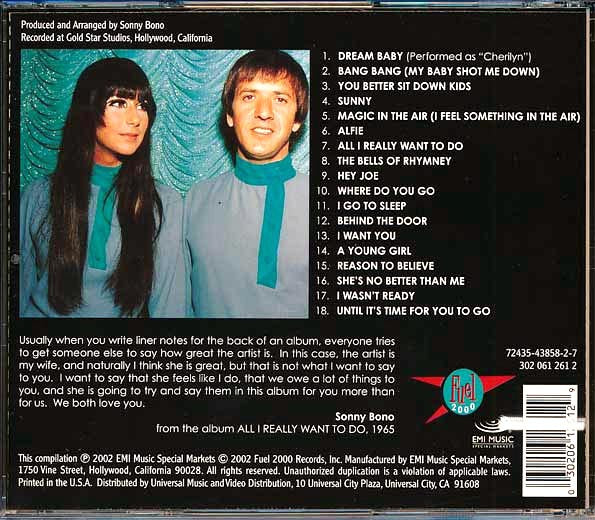 Cher - Absolutely The Best Volume 1 (CD)