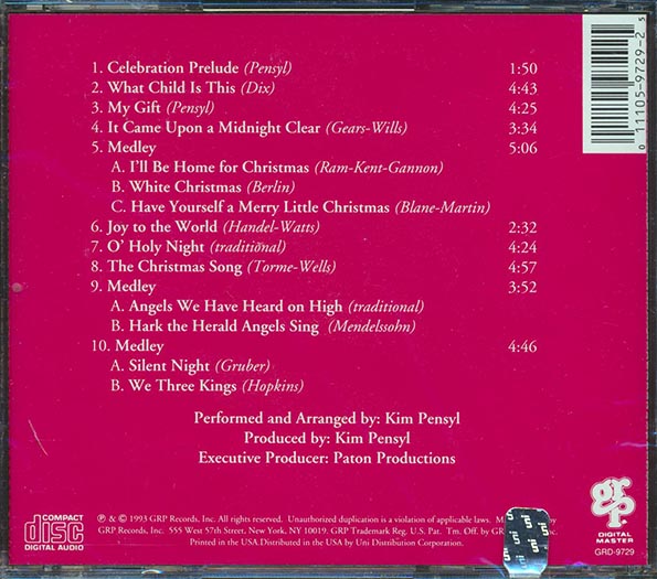 Kim Pensyl - A Kim Pensyl Christmas (CD)