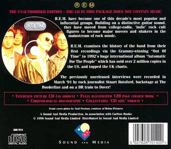 REM - Fully Illustrated Book And Interview Disc (CD)