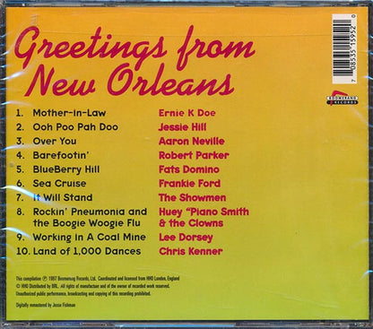 Aaron Neville, Lee Dorsey, Fats Domino, Robert Parker, Etc. - Greetings From New Orleans (CD)