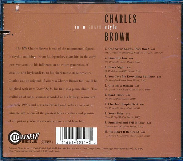 Charles Brown - In A Grand Style (CD)