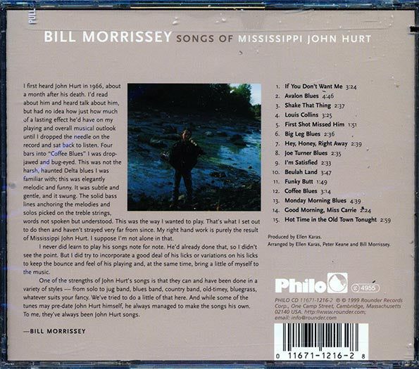 Bill Morrissey - Songs Of Mississippi John Hurt (CD)