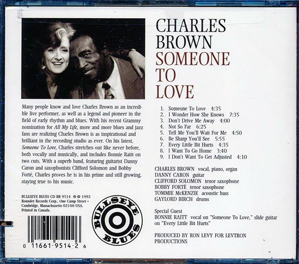 Charles Brown - Someone To Love (CD)