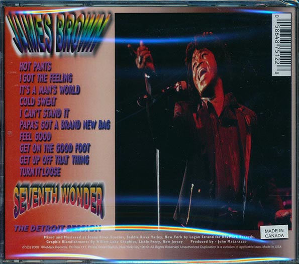 James Brown - Seventh Wonder (CD)