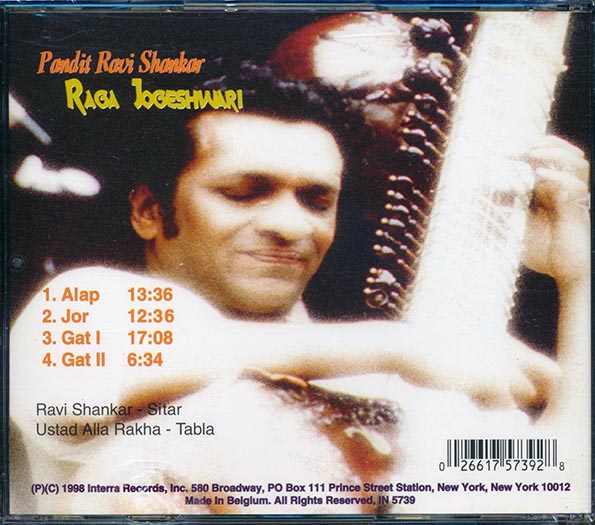 Ravi Shankar - Raga Jogeshwarl (CD)