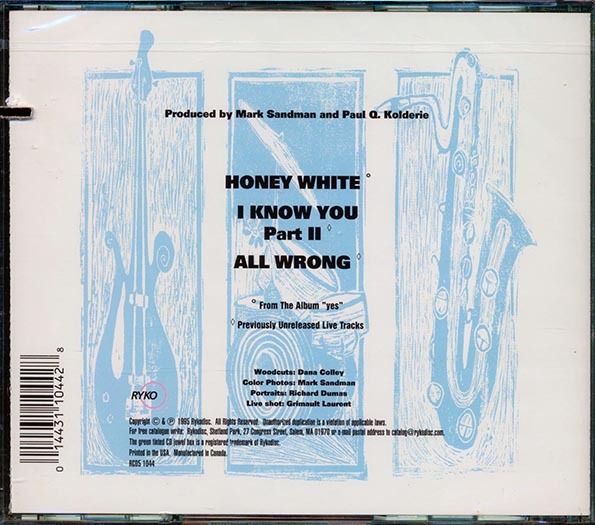 Morphine - Honey White (3 Tracks) (CD)