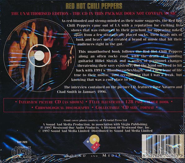 Red Hot Chili Peppers - Fully Illustrated Book And Interview Disc (CD)