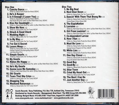 Stacey Earle, Mark Stuart - Must Be Live (36 tracks) (CD)