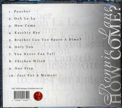 Ronnie Lane - How Come? (CD)