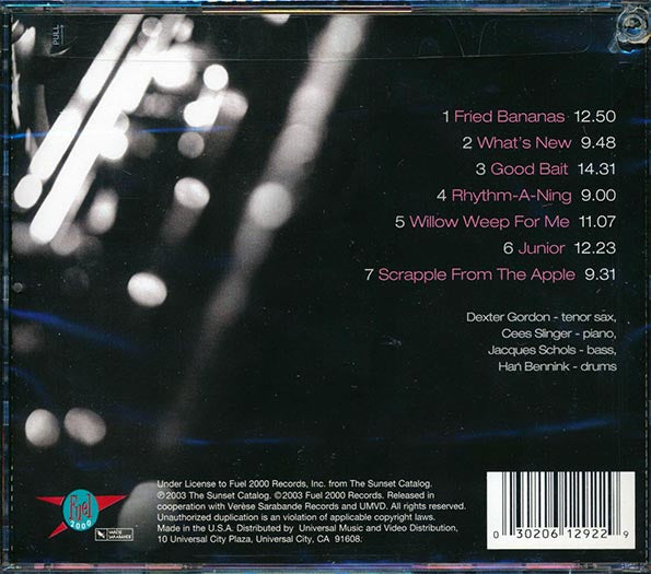 Dexter Gordon - Our Man In Amsterdam (CD)