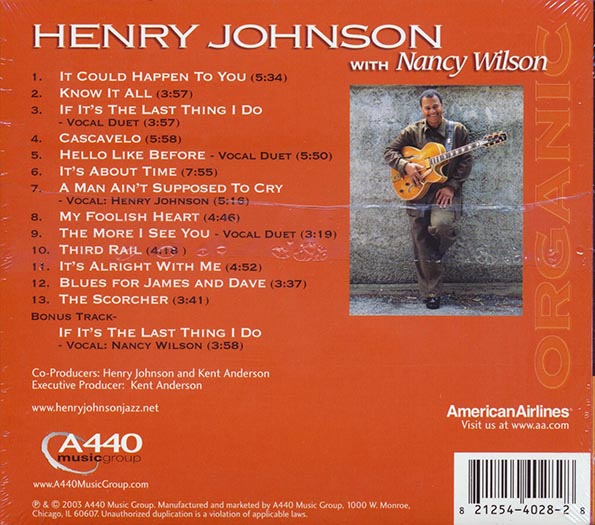 Henry Johnson, Nancy Wilson - Organic (CD)