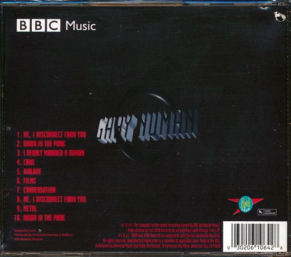 Gary Numan - The BBC Sessions (CD)