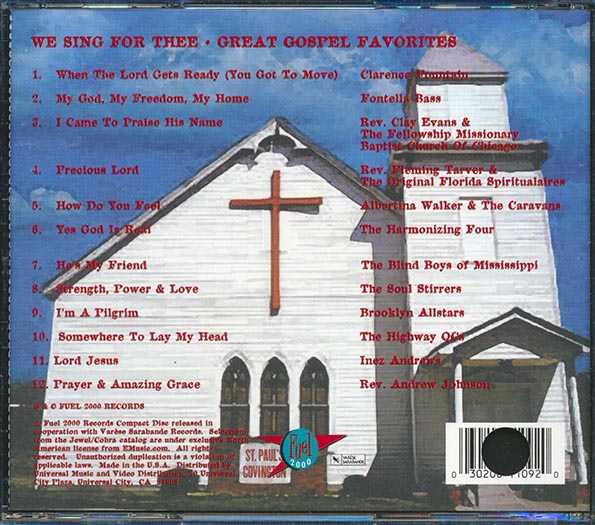 Clarence Fountain, Fontella Bass, Albertina Walker, Etc. - We Sing For Thee: Great Gospel Favorites (CD)