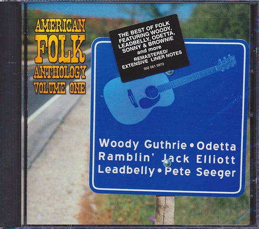 Woody Guthrie, Odetta, Ramblin' Jack Elliott, Leadbelly, Pete Seeger, Etc. - American Folk Anthology Volume 1 (incl. large booklet) (marked/ltd stock) (CD)