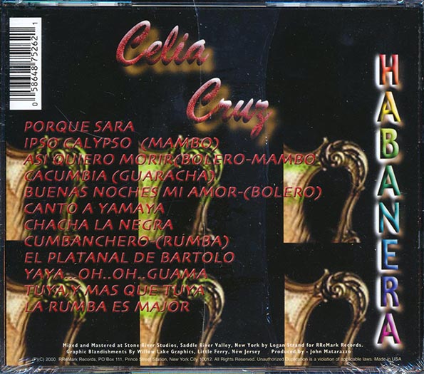 Celia Cruz - Habanera (CD)