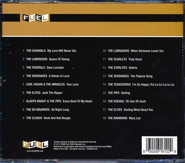 Channels, The Labradors, The Federals, The Serenades, Etc. - An Introduction To Doo-Wop (CD)